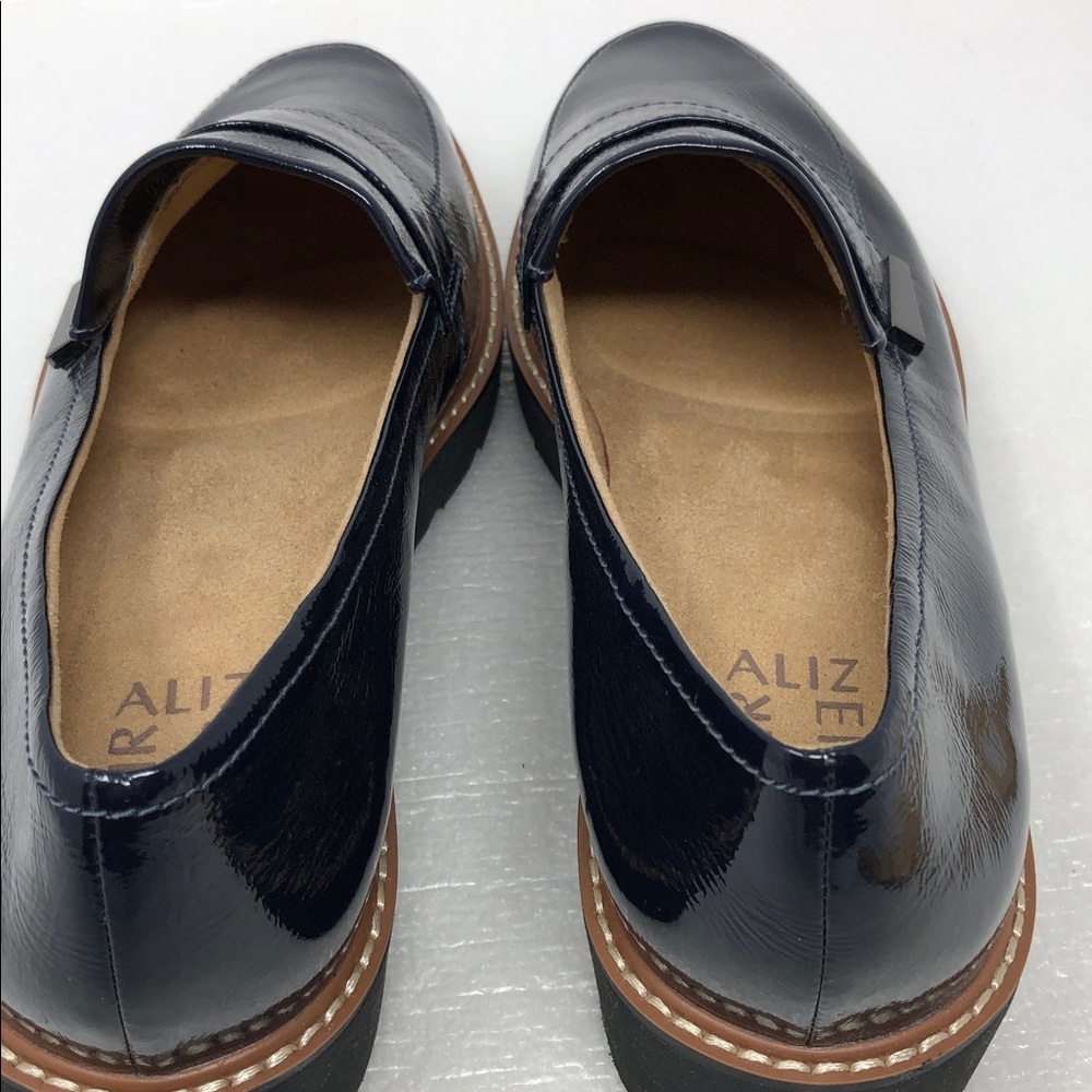 Naturalizer Adiline Loafer Navy Blue Patent Leather Slip On Women’s Size 9.5M - Picture 10 of 14